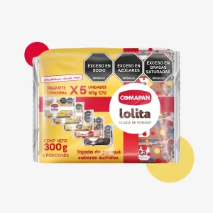 Lolita paquete lonchera x5