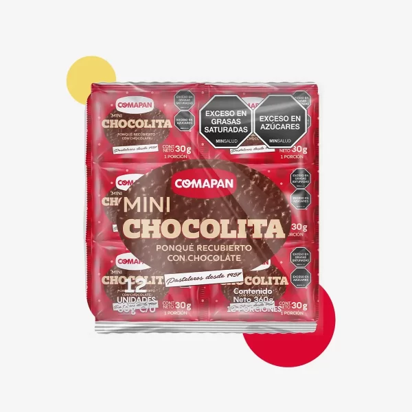 Mini chocolita paquete x12